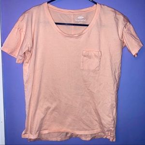 Old Navy Peach Boyfriend Tee - XS